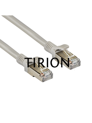 Патч-корд Exegate FTP-RJ45-RJ45-C5e-CU-3M-GY, FTP, cat.5e, 3м, медь, серый