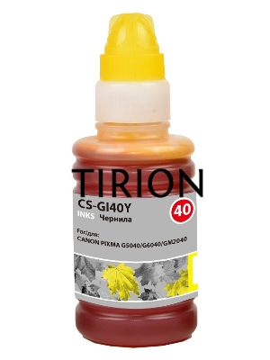 Чернила Cactus CS-GI40Y желтый70мл для Canon Pixma G5040/G6040/GM2040