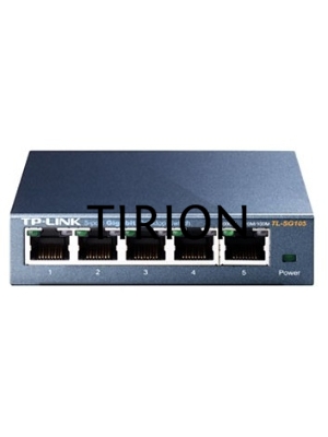 Коммутатор TP-Link SOHO TL-SG105 5-port Desktop Gigabit Switch, 5 10/100/1000M RJ45 ports, metal case