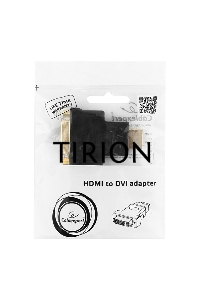 Переходник Gembird Переходник HDMI-DVI 19M/25F, золотые разъемы, пакет(A-HDMI-DVI-3)