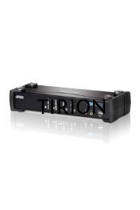 Переключатель ATEN KVM Switch CS1764A-AT-G 4-х портовый USB 2.0 DVI KVMP™-переключатель (KVM Switch)
