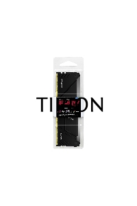 Оперативная память Kingston Fury Beast, DDR4, 16GB (1x16GB), 3200MHz, CL16, с радиатором, RGB, чёрный