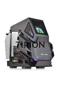 Корпус без блока питания Thermaltake AH T200/Black/Win/SPCC/5mm Tempered Glass*2