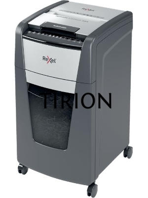 Шредер Rexel Optimum AutoFeed 300X черный с автоподачей (секр.P-4)/фрагменты/300лист./60лтр./скрепки/скобы/пл.карты