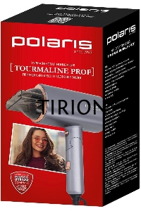 Фен Polaris PHD2090ACi Tourmaline PROF графит/розовое золото Фен 2000Вт