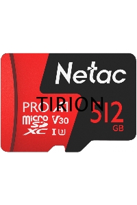 Флеш-накопитель NeTac P500 Extreme Pro MicroSDXC 512GB V30/A1/C10 up to 100MB/s