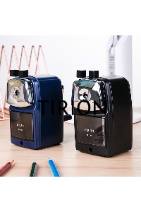 Точилка для карандашей механическая Deli 71156BLUE 1 отверстие металл синий