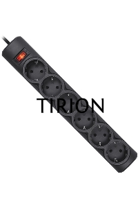 Сетевой фильтр Defender DFS 155 / 6 розеток / чёрный / 5.0 м