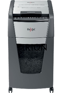 Шредер Rexel Optimum AutoFeed 300X черный с автоподачей (секр.P-4)/фрагменты/300лист./60лтр./скрепки/скобы/пл.карты