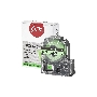 Кассета с лентой S'OK by Sakura Printing K4GBF для Epson , черный на флуоресцентном зеленом, 12мм/5м