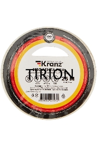 Изолента ПВХ KRANZ 0.13х15 мм, 25 м, белая (5 шт./уп.)