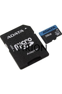 Флеш карта microSD 256GB ADATA microSDHC Class 10 UHS-I A1 100/25 MB/s (SD адаптер)