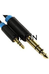 Кабель Vention аудио Jack 6,5 mm M/ 3,5 M - 5 м