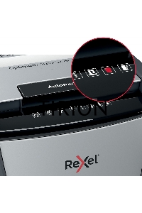 Шредер Rexel Optimum AutoFeed 300X черный с автоподачей (секр.P-4)/фрагменты/300лист./60лтр./скрепки/скобы/пл.карты