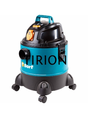 Строительный пылесос Bort BSS-1220-Pro синий, 250/1250 Вт, уборка сухая/влажная, пылесборник контейнер, 20 л