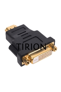 Переходник Gembird Переходник HDMI-DVI 19M/25F, золотые разъемы, пакет(A-HDMI-DVI-3)