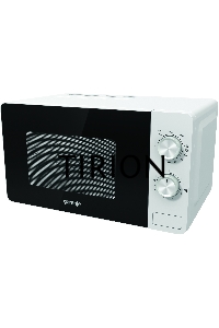Микроволновая печь Gorenje MO20E2W белый, 20 л, 800 Вт, переключатели - поворотный механизм