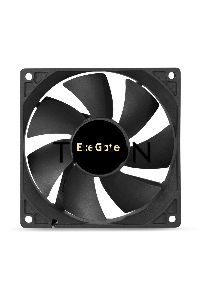 Вентилятор для корпуса ExeGate E09225H4P-PWM черный, 92 мм, 2000 об/мин, 26 дБ, 4 pin
