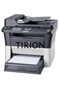 МФУ лазерный Kyocera Ecosys FS-1025MFP (1102M63RU0/1102M63RUV/1102M63RU2/1102M63NX2/1102M63DZ2), A4, ч/б, печ. до 25 стр/мин., скан. до 18 стр/мин. (ч/б) 6 стр/мин. (цвет), 600 x 1800 dpi (печать) 600x600dpi (скан), USB, RJ-45