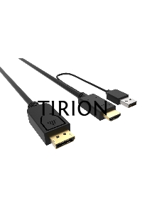 Кабель аудио-видео Buro HDMI (m)/DisplayPort (m) 2м. Позолоченные контакты черный (HDMI-DP-2M)