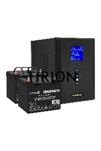Комплект ИБП EX295989RUS + батарея 33Aч EX282974RUS 2шт (инвертор, синус, для котла) ExeGate SineTower SZ-2000.LCD.AVR.3SH.1C13.USB <2000VA/1600W, чистый синусоида, LCD дисплей, AVR, 3*Schuko+1*C13, USB, линейно-интерактивный, Black> + батарея ExeGate DT 