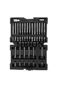 Набор бит HEX, TORX, SPLINE, шестигранный хвостовик 3/8