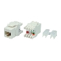 Модуль Hyperline KJ8-8P8C-C5E-180-WH информ. KeystoneRJ45 кат.5E UTP бел. (упак.:1шт)