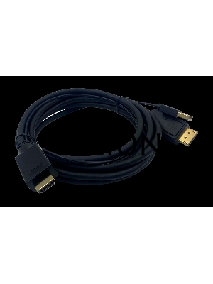Кабель аудио-видео Buro HDMI (m)/DisplayPort (m) 3м. Позолоченные контакты черный (HDMI-DP-3M)