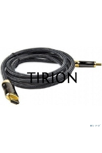 Кабель HDMI 19M/M,ver. 2.1, 8K@60 Hz 2m метал разъемы, нейлоновая оплетка Telecom <TCG300-2M>