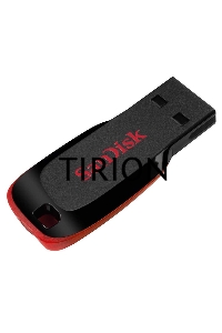 Флеш диск Sandisk 32Gb Cruzer Blade SDCZ50-032G-B35 USB2.0 черный/красный