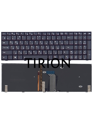 Клавиатура для ноутбука Lenovo Y500 Y500N Y500NT Y510P Y500NT-ISE черная с подсветкой