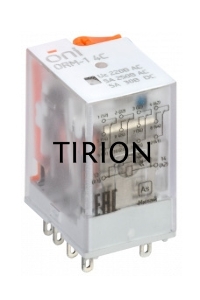 Реле интерфейсное ORM-1 4C 220В AC с LED и тест. кнопкой ONI ORM-1-4C-AC220V-L-B
