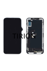 Дисплей Amperin для Apple iPhone X в сборе с тачскрином (Soft Oled), черный