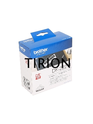 Пленочная клеящаяся лента Brother DK22211 29 мм x 15.24 м, черный шрифт, белый фон