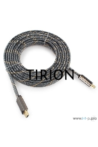 Кабель Cablexpert HDMI, серия Platinum, 4,5 м, v2.0, M/M, плоский, позол.разъемы, металлический корпус, нейлоновая оплетка, блистер
