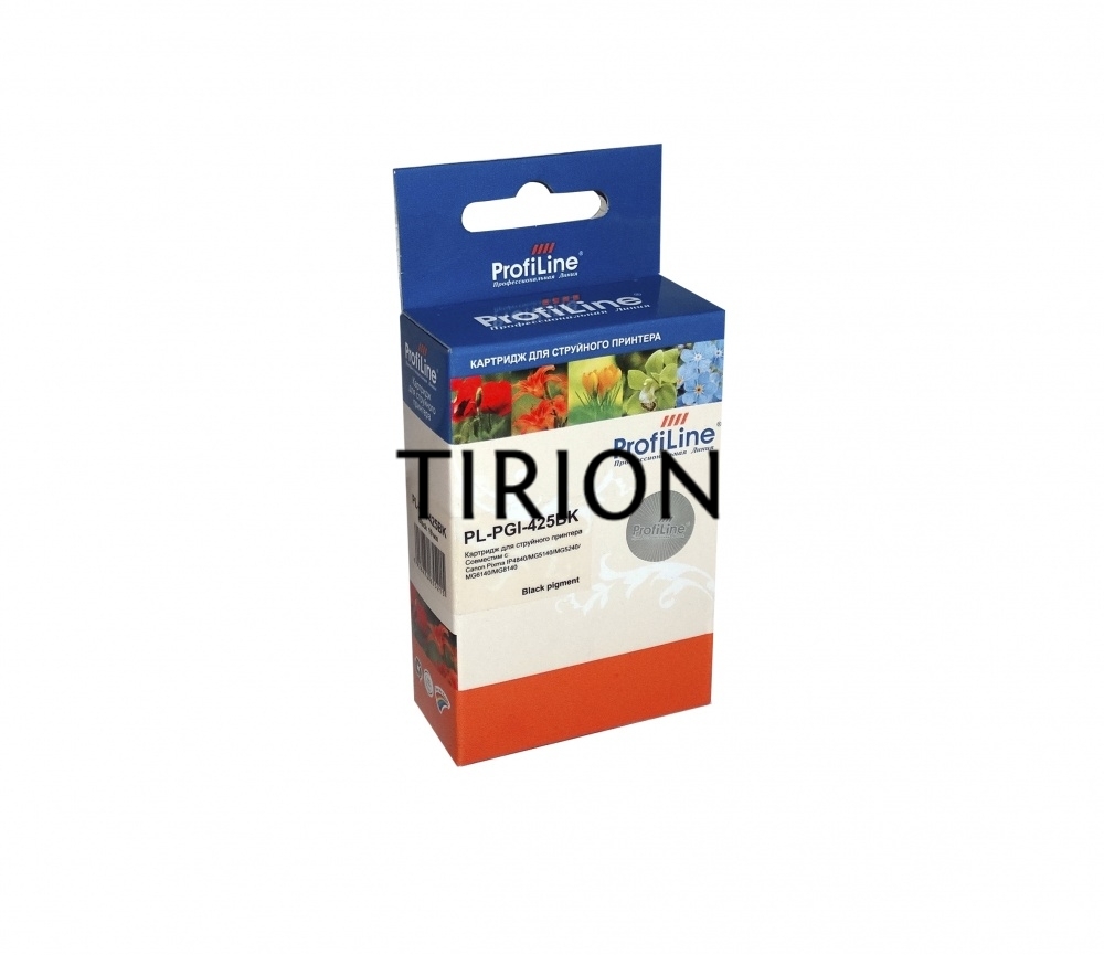 Картридж струйный PL-PGI-425BK для принтеров Canon Pixma IP4840/4940/MG5140/MG5240/MG6140/MG8140 Black пигментные с чипом ProfiLine