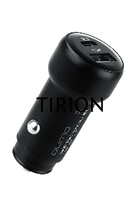 Автомобильное зарядное устройство Qumo PD (Charger 0080), Type C, черный