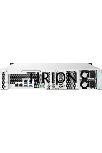 Сетевое хранилище без дисков SMB QNAP TS-1232PXU-RP-4G 12-Bay quad-core 64-bit AL324 1.7 GHz rackmount NAS with 250W redundant PSU, 4GB DDR4 UDIMM RAM (max 1x16GB), SATA 6Gb/s, 2x 10GbE SFP+ LAN, 2x2.5 GbE LAN, 1x PCIe Gen2 x2 slot. W/o RAIL-B02