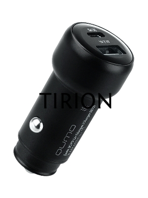 Автомобильное зарядное устройство Qumo PD (Charger 0080), Type C, черный