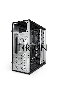 Компьютерный корпус Miditower ExeGate EX283215RUS CP-603UB Black, ATX, <CP350W, 80mm>, 2*USB+2*USB3.0, Audio, замок блокировки кнопки питания