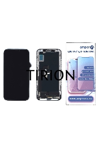 Дисплей Amperin для Apple iPhone X в сборе с тачскрином (Soft Oled), черный