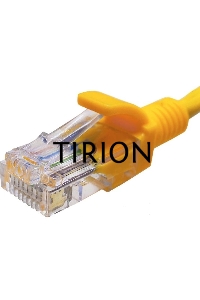 Патч-корд Suprlan 10-0161 UTP RJ-45 вил.-вилка RJ-45 кат.5E 0.5м желтый LSZH 24AWG