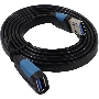 Кабель-удлинитель Vention USB 3.0 AM/AF - 1м плоский VAS-A13-B100