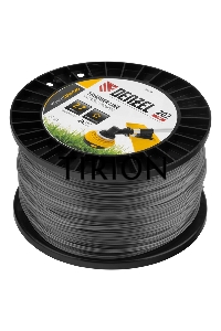Леска для триммера двухкомпонентная звезда, 2,7мм х 202м, на DIN катушке EXTRA CORD  Denzel
