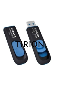 Флеш диск 128GB ADATA UV128, USB 3.0, черный/синий