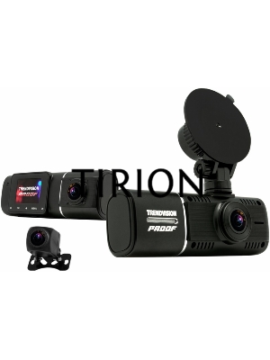 Видеорегистратор TrendVision Proof PRO 3CH черный 2Mpix 1080x1920 1080p 160гр. GPS AC5701A