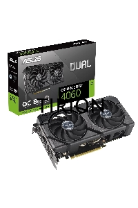 Видеокарта Asus DUAL-RTX4060-O8G-EVO NVIDIA GeForce RTX 4060 8Gb PCI-E 4.0  128bit GDDR6 2505/17000 HDMIx1 DPx3 HDCP Ret