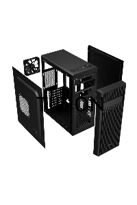 Компьютерный корпус Zalman S2 черный без БП ATX 2x120mm 2xUSB2.0 1xUSB3.0 audio bott PSU