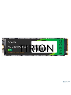 Накопитель SSD Apacer AS2280Q4L, 512Gb, M.2 2280, PCIe 4.0 x4, NVMe, R/W 3600/3000