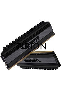 Оперативная память Patriot Viper 4 Blackout, DDR4, 8GB (2x4 GB), 3000 MHz, CL16, радиатор, черный